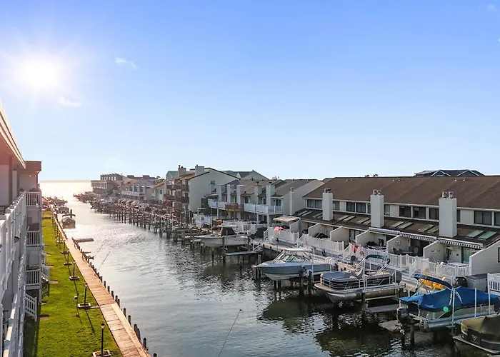Canalfront 2br In Ocmd W Balcony & Bay Sunset Views * Ocean City